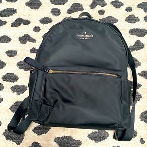 Kate Spade Nylon Black Backpack